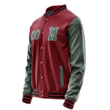 Custom Crimson Red Blue Green Jacket Jb1515271517271817