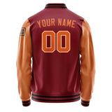 Custom Crimson Red Orange Jacket Jb1515281517281817