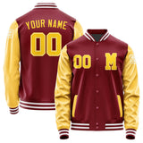 Custom Crimson Red Gold Jacket