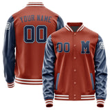 Custom Coral Red Blue Jacket