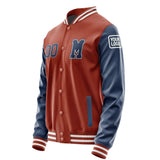 Custom Coral Red Blue Jacket Jb1616101618101818