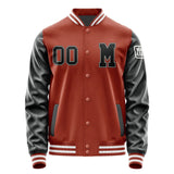 Custom Coral Red Black Jacket Jb1616171618171818