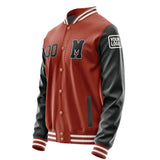 Custom Coral Red Black Jacket Jb1616171618171818