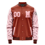 Custom Coral Red Light Pink Jacket Jb1616211617211817