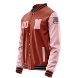 Custom Coral Red Light Pink Jacket Jb1616211617211817