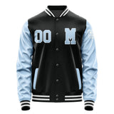 Custom Black Light Blue Jacket Jb1717081718081818