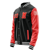 Custom Black Orange Red Jacket Jb1717121718121818