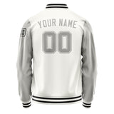 Custom White Gray Jacket Jb1818041817041817