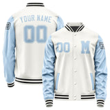 Custom White Light Blue Jacket Jb1818081817081817