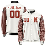 Custom White Coral Red Jacket