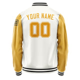 Custom White Yellow Jacket Jb1818191817191817