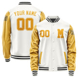 Custom White Yellow Jacket Jb1818191817191817