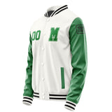 Custom White Emerald Green Jacket Jb1818241817241817