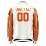 Custom White Orange Jacket Jb1818281817281817