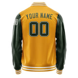 Custom Yellow Dark Green Jacket Jb1919061918061818