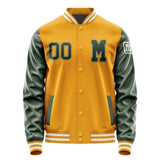 Custom Yellow Dark Green Jacket Jb1919061918061818