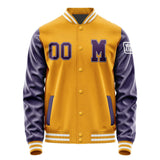 Custom Yellow Purple Jacket Jb1919071918071818