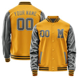 Custom Yellow Dark Grey Jacket