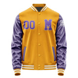 Custom Yellow Light Purple Jacket Jb1919231918231818