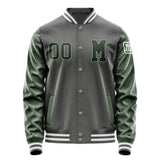 Custom Dark Grey Dark Green Jacket Jb2020062018061818