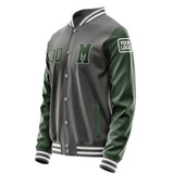 Custom Dark Grey Dark Green Jacket Jb2020062018061818