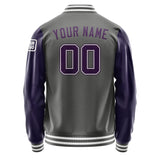 Custom Dark Grey Purple Jacket Jb2020072018071818