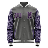 Custom Dark Grey Purple Jacket Jb2020072018071818