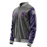 Custom Dark Grey Purple Jacket Jb2020072018071818