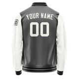 Custom Dark Grey White Jacket Jb2020182017181817