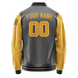 Custom Dark Grey Yellow Jacket Jb2020192017191817