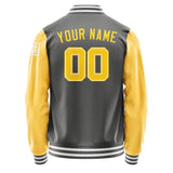 Custom Dark Grey Gold Jacket Jb2020302018301818