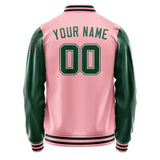 Custom Light Pink Green Jacket Jb2121052117051817