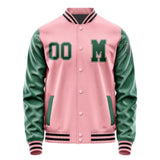 Custom Light Pink Green Jacket Jb2121052117051817