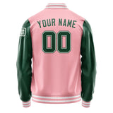 Custom Light Pink Green Jacket Jb2121052118051818