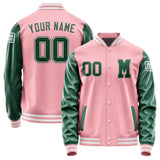 Custom Light Pink Green Jacket Jb2121052118051818