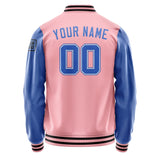 Custom Light Pink Sky Blue Jacket Jb2121092117091817