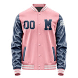 Custom Light Pink Blue Jacket Jb2121102118101818