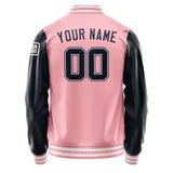 Custom Light Pink Navy Jacket Jb2121112118111818