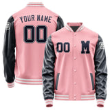 Custom Light Pink Navy Jacket