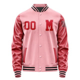 Custom Light Pink Red Jacket Jb2121142117141817