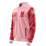 Custom Light Pink Red Jacket Jb2121142118141818