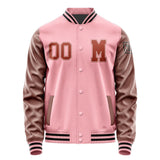 Custom Light Pink Coral Red Jacket Jb2121162117161817