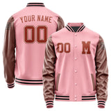 Custom Light Pink Coral Red Jacket