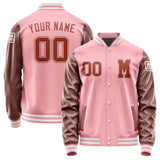 Custom Light Pink Coral Red Jacket