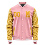 Custom Light Pink Yellow Jacket Jb2121192118191818