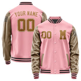 Custom Light Pink Khaki Jacket