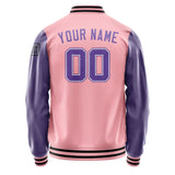 Custom Light Pink Light Purple Jacket Jb2121232117231817