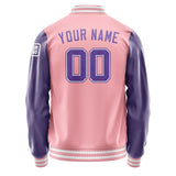 Custom Light Pink Light Purple Jacket Jb2121232118231818