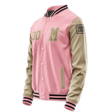 Custom Light Pink Light Khaki Jacket Jb2121252117251817