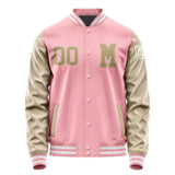 Custom Light Pink Light Khaki Jacket Jb2121252118251818